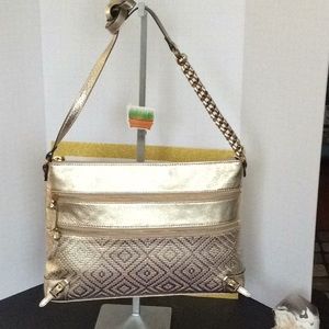 Elliott Lucca Leather Crossbody Handbag